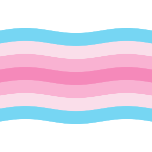 Waving Transfeminine Flag