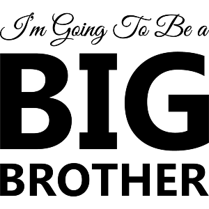 Im Going To Be A BIG BROTHER