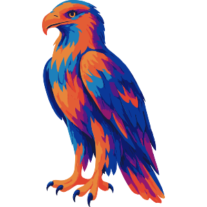 Eagle. Vibrant and Majestic
