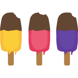 Three Ice Lollies