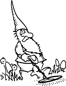 Metal Detector Gnome