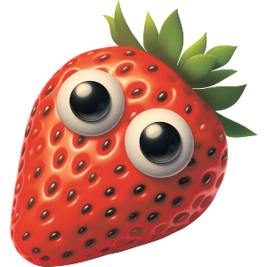 Funny Strawberry Face