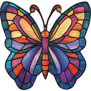 Stained Glass Butterfly