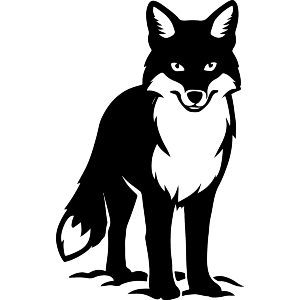 Fox Standing In Snow