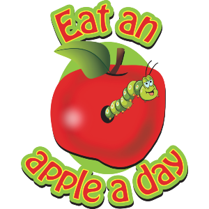 Caterpillar and Apple