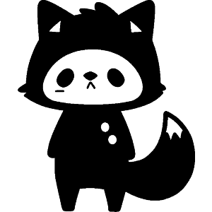 Simple Raccoon Standing