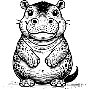 Happy Baby Hippo