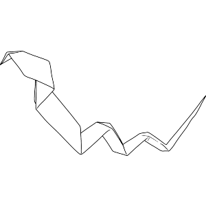 Origami Snake
