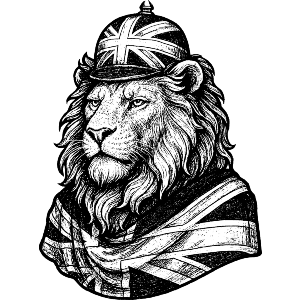British Lion with Union Jack