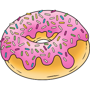 Pink Sprinkle Doughnut
