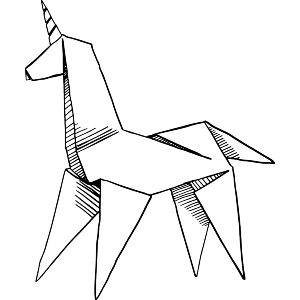 Unicorn Origami