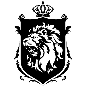 Lion and Crown Coat of Arms