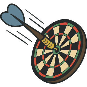 Darts Bullseye Action