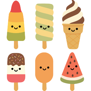 Six Ice lollies