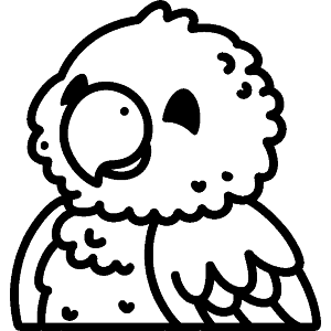 Cute Chibi Parrot