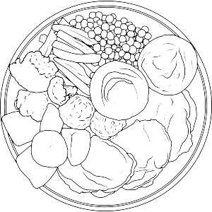 Roast Dinner Plate