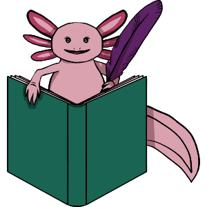 Axolotl Writing Book