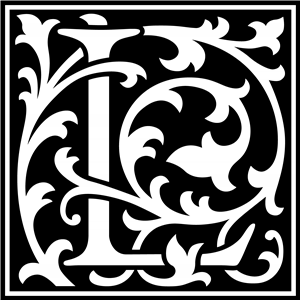 Decorative Letter L