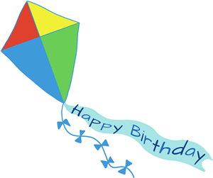 Happy Birthday Kite
