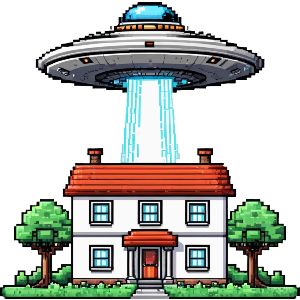 UFO & House