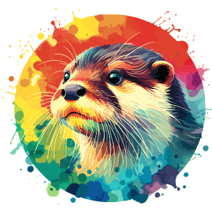 Colourful Otter
