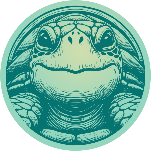 Cute Smiling Turtle