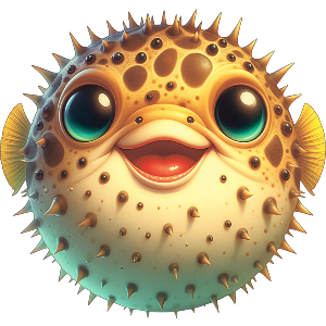 Cute Baby Pufferfish