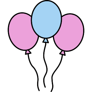 Gender Reveal ballons