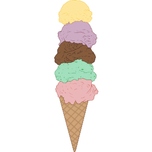 Tall Ice Cream Cone