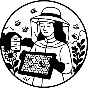 Beekeeper with Bees
