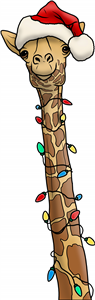 Christmas Giraffe
