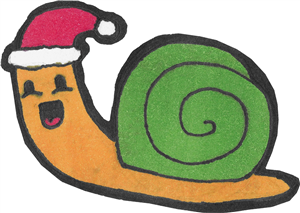 Christmas Snail