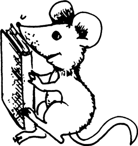 Mouse With Book