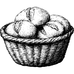 Basket with Bread