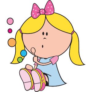 Little Girl Blowing Bubbles