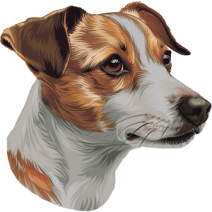 Jack Russel Terrier Side View