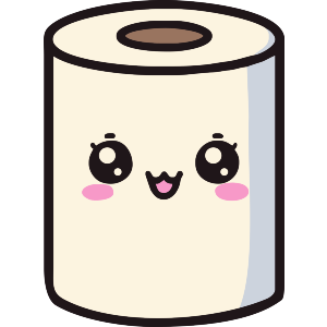 Kawaii Toilet Roll