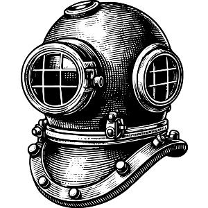 Vintage Diving Helmet