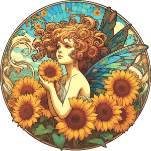 Sunflower Garden Fairy