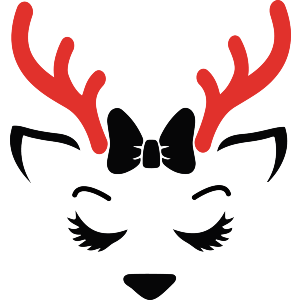 Reindeer Cute Face