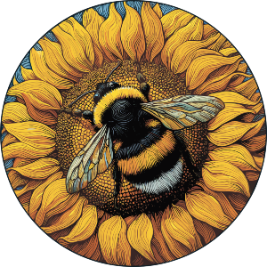 Bumblebee & Sunflower