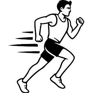 Running Man Athlete
