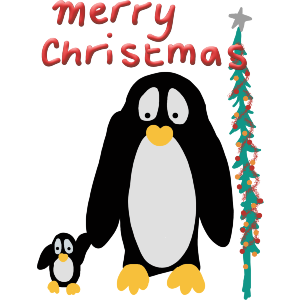 Merry Christmas Penguins