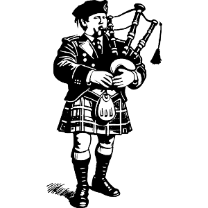 Scottish Bagpiper
