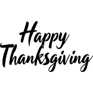 Happy Thanksgiving