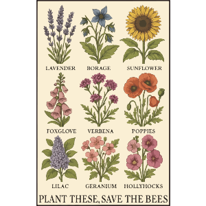 Plant These, Save The Bees