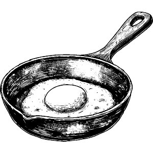 Egg in Frying Pan
