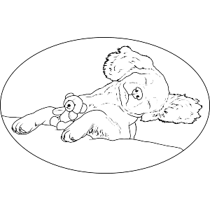 Sleepy Cocker Spaniel