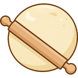 Rolling Pin & Dough