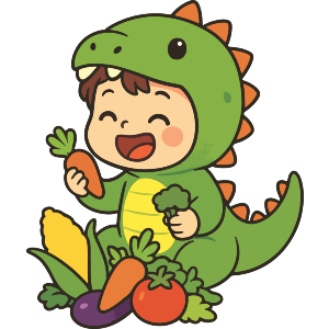 Veggisaurus & Vegetables